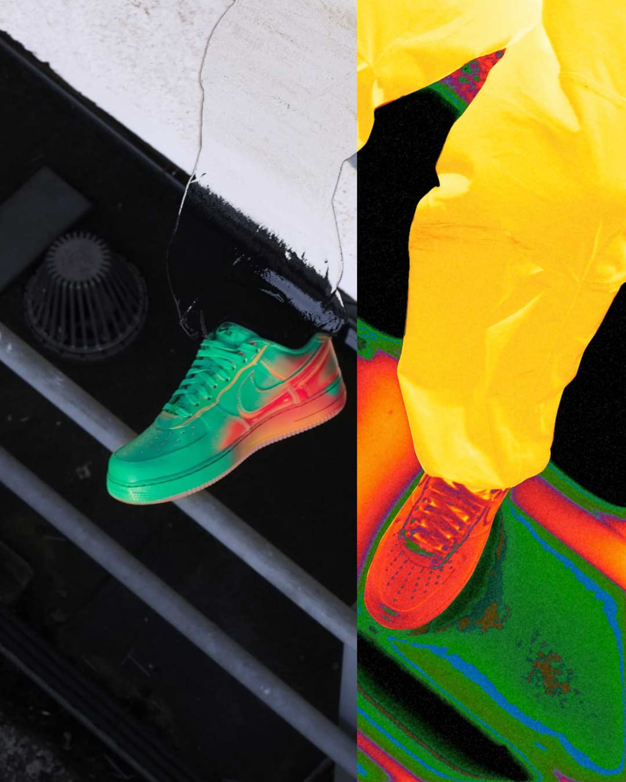 Air Force 1 Low 'Stadium Green and Laser Orange' (IB6834-300